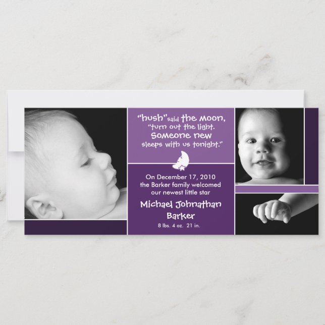 Hush Said el anuncio del nacimiento de la luna (Anverso)