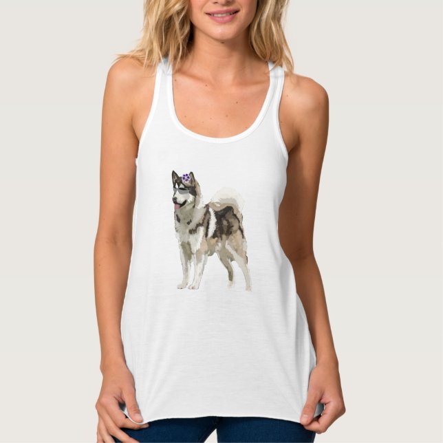 Husky Art Tank Top (Anverso)