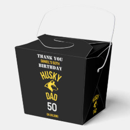 Husky Dad, Cajas de Favor de Cumpleaños de Papá Pe