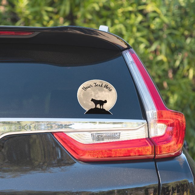 Husky Decal Siberian Husky Malamute Pegatinas (Lado del coche)