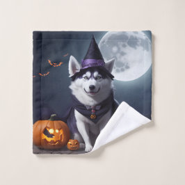 Husky Dog Halloween Adventure Moonlit Magic Spooky
