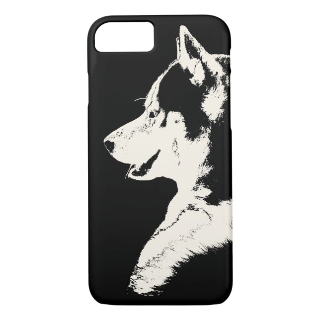 Husky Dog iPhone Cases a Fundas del grupo Husky Ma (Reverso)