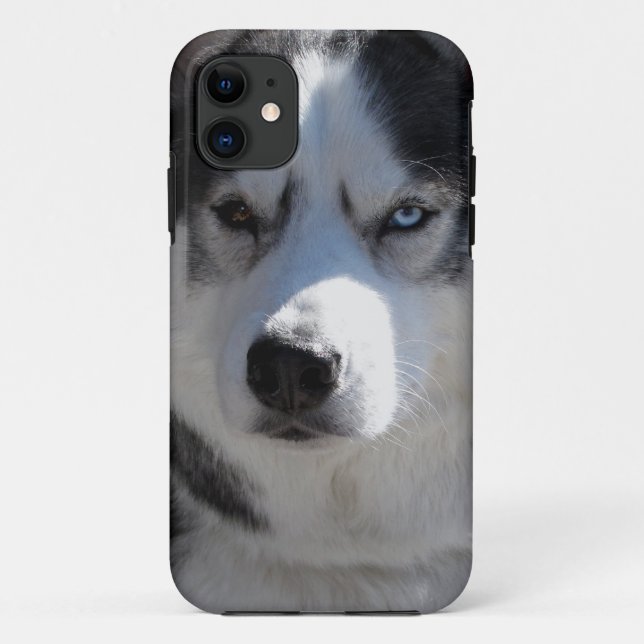 Husky Dog iPhone Cases Fundas de Husky Malamute (Reverso)