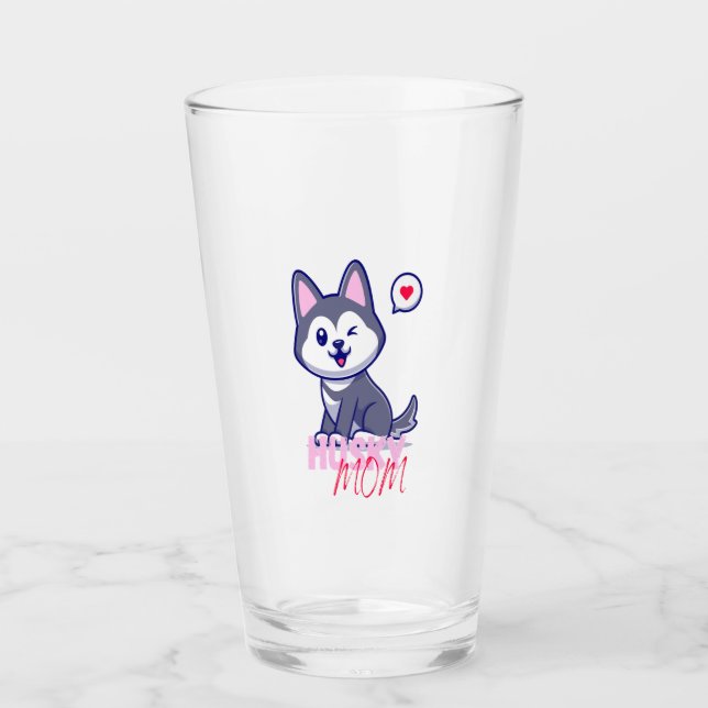 Husky Dog Mom Cute Kawaii Puppy (Anverso)