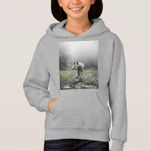 Husky Hoodie Siberiano Blanco