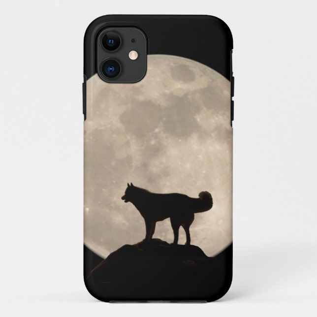 Husky iPhone 5 Fundas Siberian Husky Wolf Fundas d (Reverso)