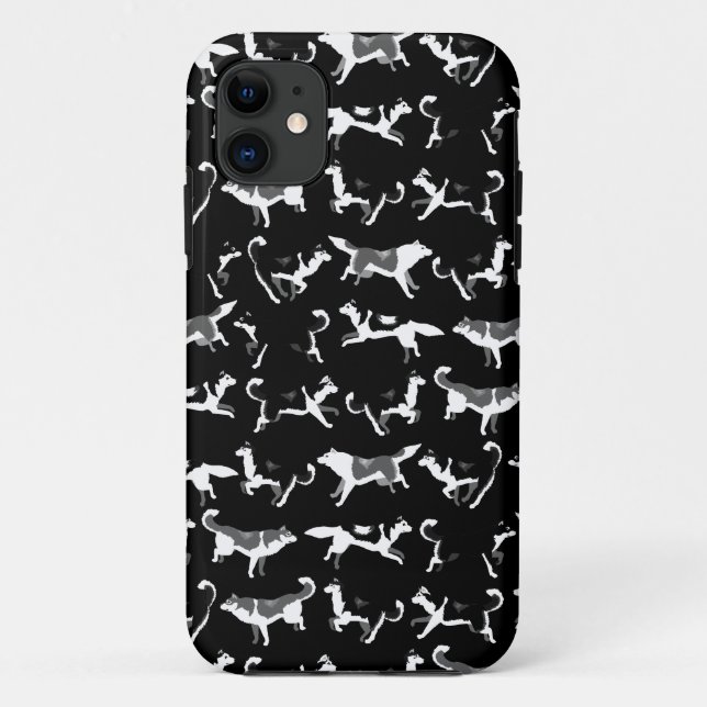 Husky iPhone Siberian Husky Malamute Funda (Reverso)