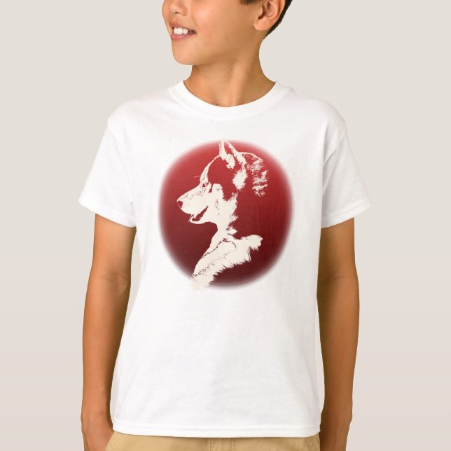 Husky Kid's Camisetas de su Husky Puppy Sweatshirt (Anverso)