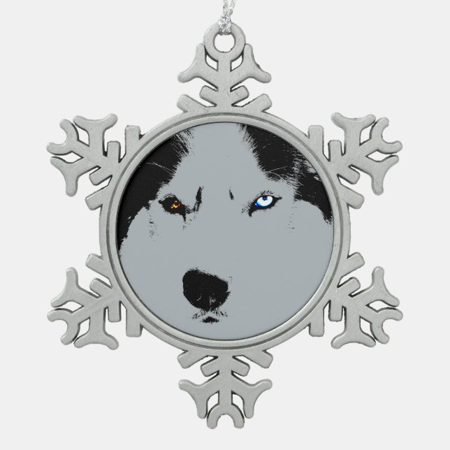 Husky Ornament Personalizado Decoración De Perro (Anverso)
