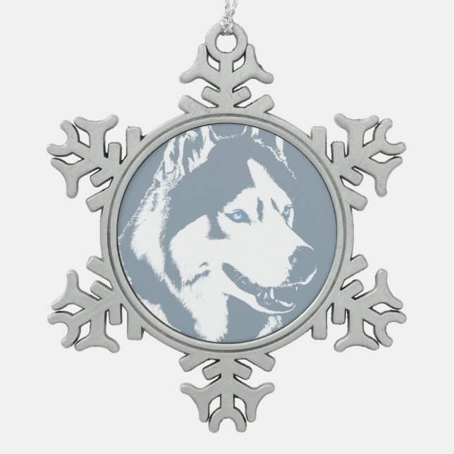 Husky Ornament Personalizado Decoración De Perro (Anverso)