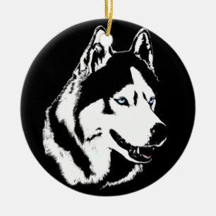 Husky Ornament Personalizado Decoración De Perro
