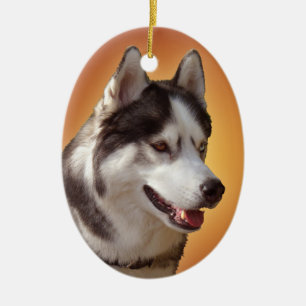 Husky Ornament Personalizado Decoración De Perro