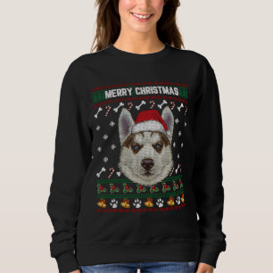 Husky Retriever Feo Xmas Sweater Merry Christmas