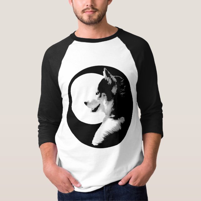 Husky Shirt Baseball Jersey Guay Husky Dog Shirt (Anverso)