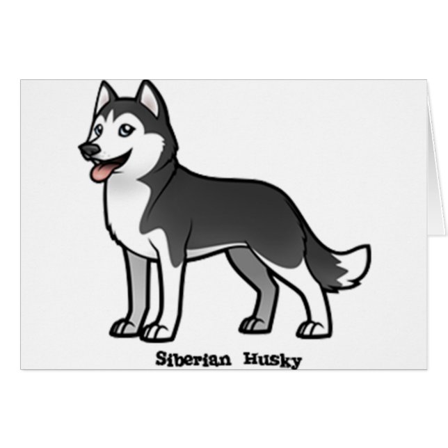 Husky Siberian (Anverso (Horizontal))