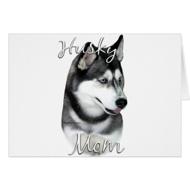 Husky siberiano (negro) Mamá 2 (Anverso (Horizontal))