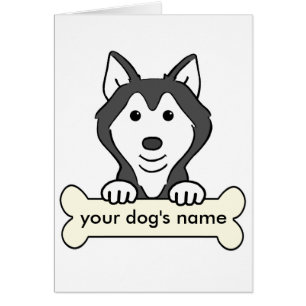 Husky siberiano personalizado