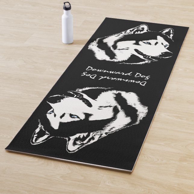 Husky Yoga Mates Malamute / Husky Sled Dog Mat (In situ)