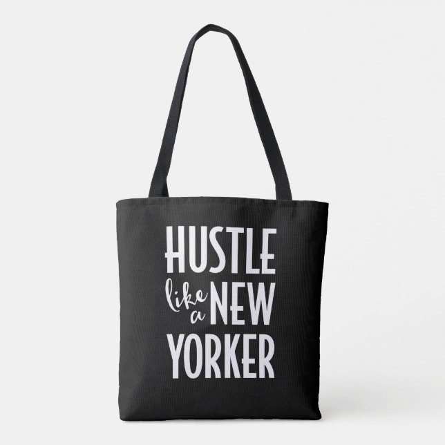 Hustle como una bolsa de tosco de New Yorker (Reverso)