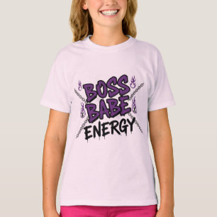 Hustle + Heart – Energía de Boss Babe Camiseta