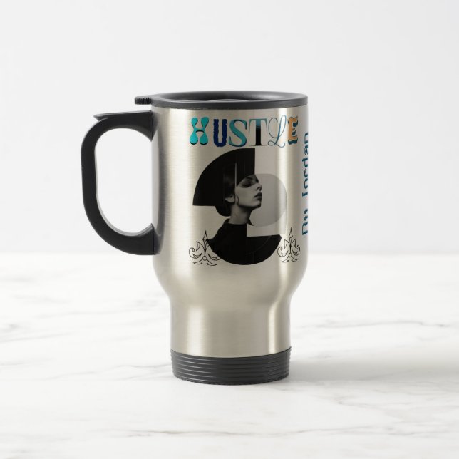 Hustle Mug - Copa del Café por Motivación matutina (Izquierda)