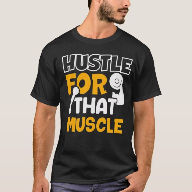 Hustle Por Esa Camiseta Muscular (Anverso)