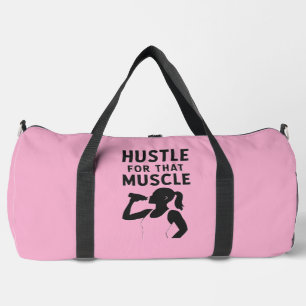 Hustle por ese músculo - Bolsa de gimnasia motivac