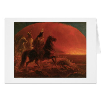 Huyendo de un fuego de la pradera (1868A)