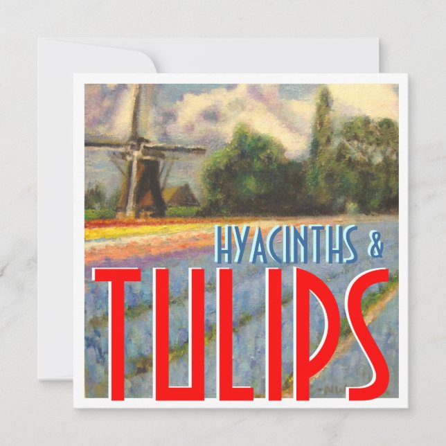 Hyacinths and Tulips Windmill (Anverso)