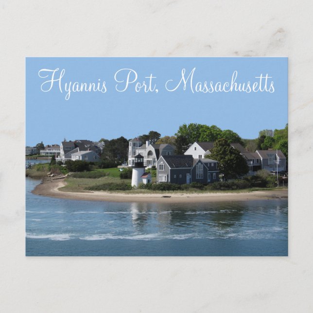 Hyannis Port Massachusetts, postal de Cape Cod (Anverso)