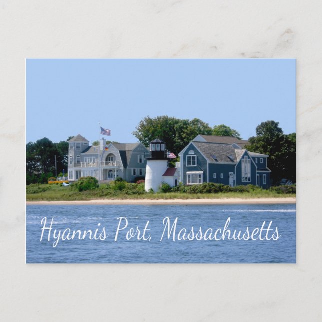 Hyannis Port Massachusetts, postal de Cape Cod (Anverso)