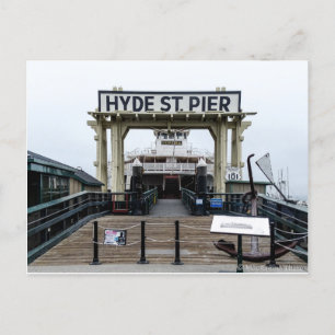 Hyde St. Pier San Francisco, postal de California