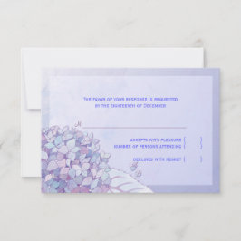 Hydrangea Boda Floral Púrpura RSVP