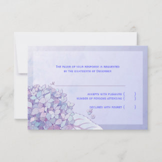 Hydrangea Boda Floral Púrpura RSVP