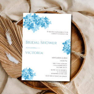 Hydrangea floral exclusiva invitación a la ducha d