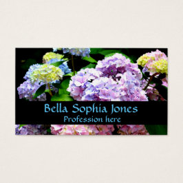 Hydrangea garden, rosa, azul, violeta floral