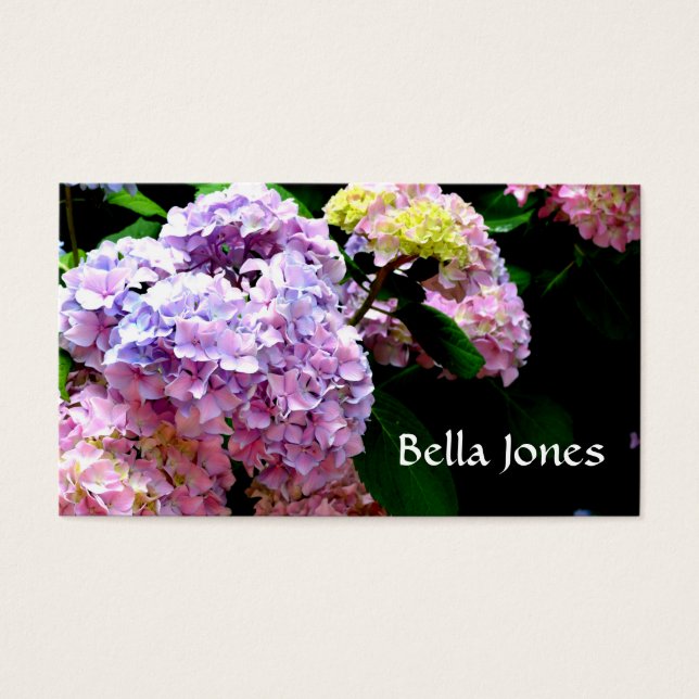Hydrangea garden, rosa, azul, violeta floral (Frente)