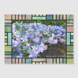 Hydrangea hybrida "Fiesta de danza" [Magnet Card]
