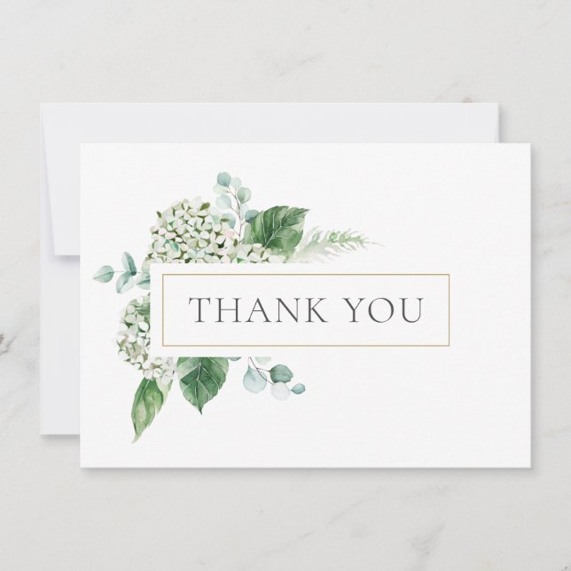 Hydrangea y la vegetación Gracias (Anverso)