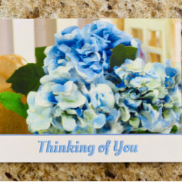 Hydrangeas Blue | Pensar en tu postal