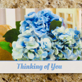 Hydrangeas Blue | Pensar en tu postal