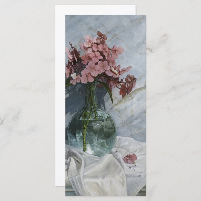 Hydrangeas in Sea Glass  (Anverso / Reverso)