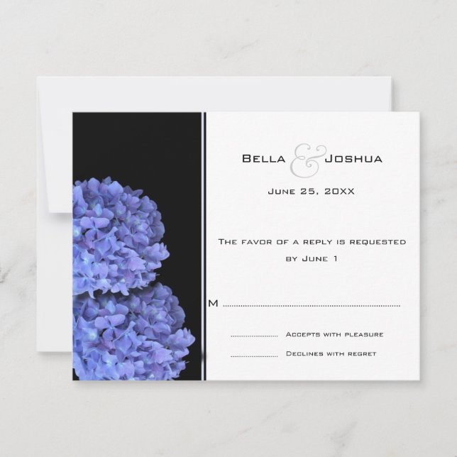 Hydrangeas RSVP (Anverso)