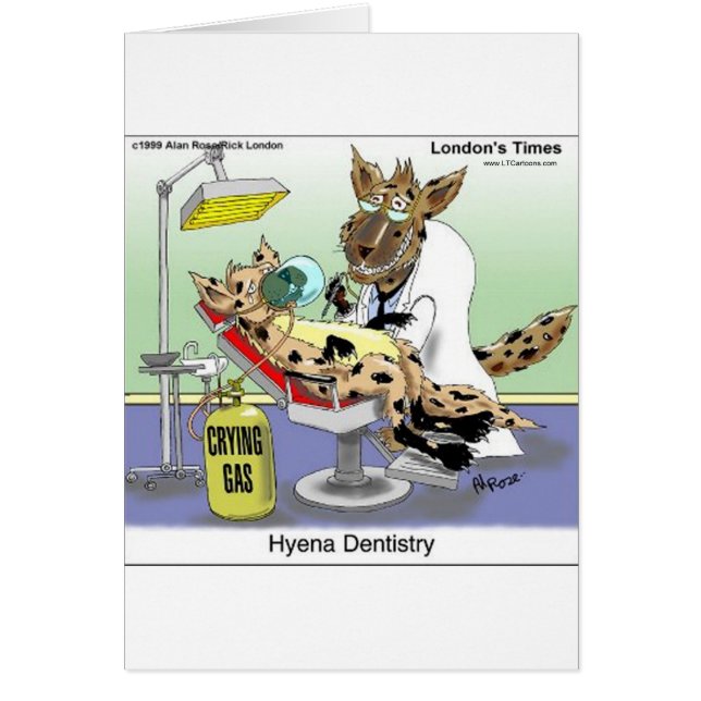 Hyena Dentistry Gifts Tees Mugs Cards Etc (Frente)