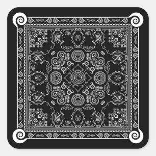 Hypno Hanky Spiral Bandana, adhesivo de pañuelo