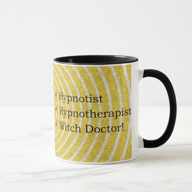 ¡Hypnotist, Hypnotherapist y taza del médico de (Derecha)