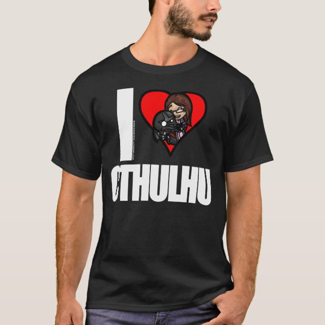 I <3 Cthulhu - camiseta de las señoras (Anverso)