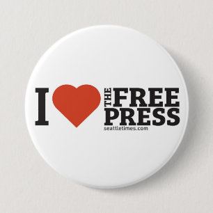 I <3 el botón Free Press 3"