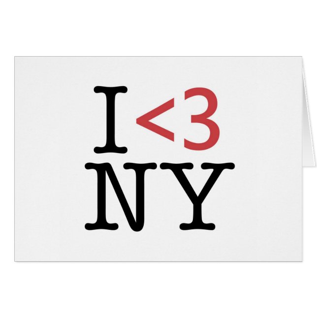 I <3 NY (Anverso (Horizontal))