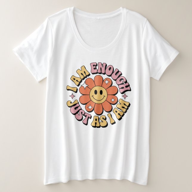 I AM ENOUGH JUST AS I AM (Anverso del diseño)